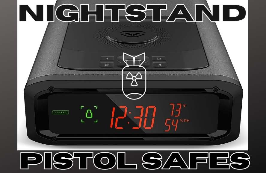 Nightstand pistol safe