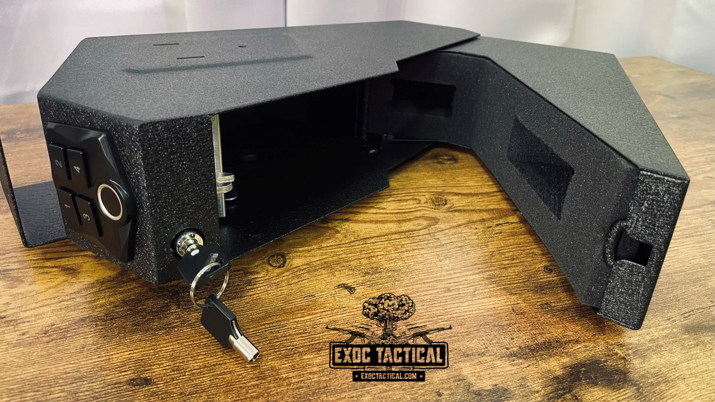 RPNB biometric desk-mounted pistol safe